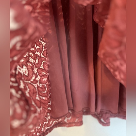 Pink Lace A Line Skirt, Size Small - Picture 8 of 11